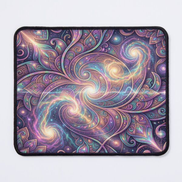 Item preview, Cosmic Floral Fusion – Galaxy Swirls, Mystic Patterns and Vibrant Energy designed and sold by FotoworldEdel.
