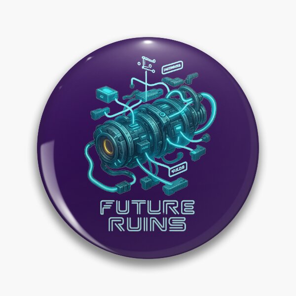 Item preview, FUTURE RUINS – Exploded Cyber Engine with Holographic Glow designed and sold by JonelCrafts.