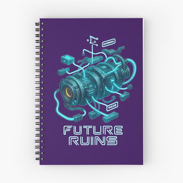 Item preview, FUTURE RUINS – Exploded Cyber Engine with Holographic Glow designed and sold by JonelCrafts.