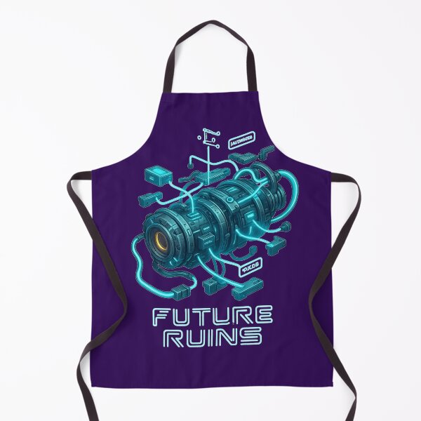 Item preview, FUTURE RUINS – Exploded Cyber Engine with Holographic Glow designed and sold by JonelCrafts.