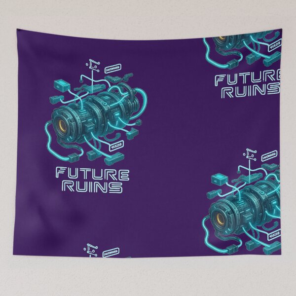 Item preview, FUTURE RUINS – Exploded Cyber Engine with Holographic Glow designed and sold by JonelCrafts.