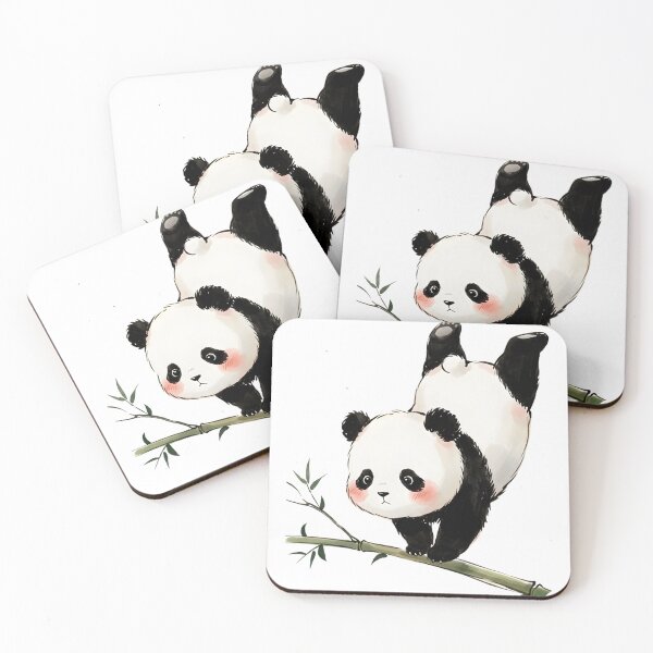 Item preview, The Acrobat Panda Balancing on Bamboo designed and sold by PholPol1959.