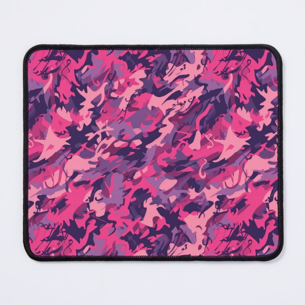 Item preview, Electric Magenta and Plum Urban Abstract Camouflage Pattern designed and sold by pinkal.