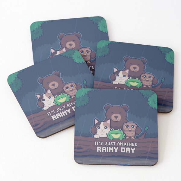 Item preview, Rainy Day Animals With Message designed and sold by Siegfried Croes.