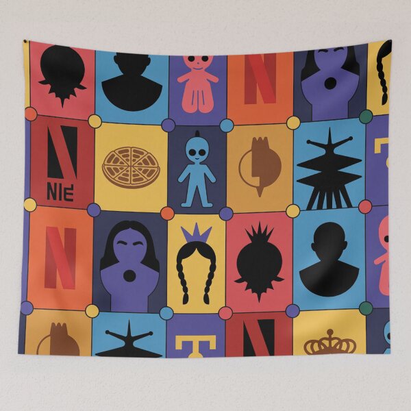 Item preview, Squid Game Seamless Pattern – Icons & Symbols designed and sold by Midnight Veil Designs.