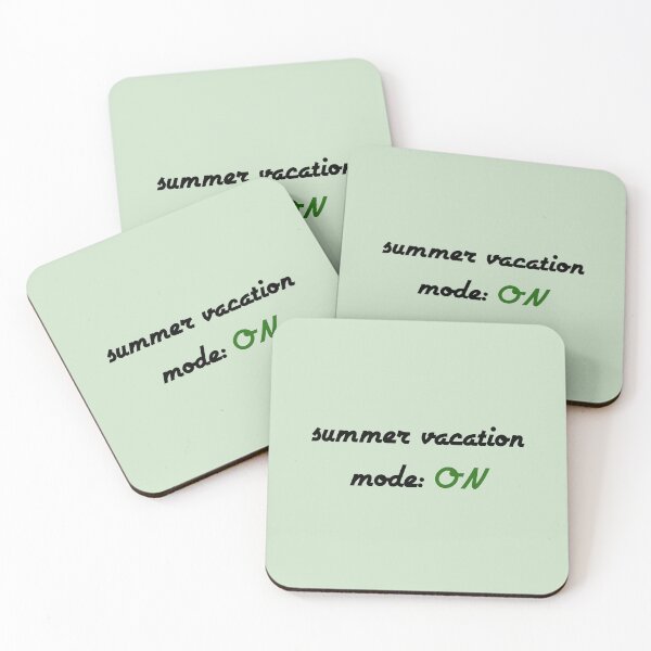 Item preview, Summer Vacation Mode On Minimal Aesthetic Typography designed and sold by PixelParinda.
