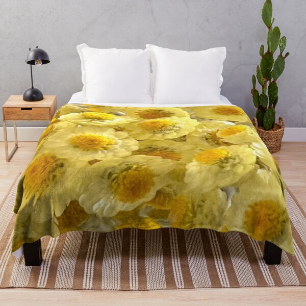 Item preview, Yellow & White Strawflower Photography – Bright Botanical Floral Art designed and sold by PeridotGypsy.