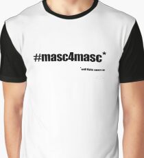 #masc4masc black text - Kylie Graphic T-Shirt