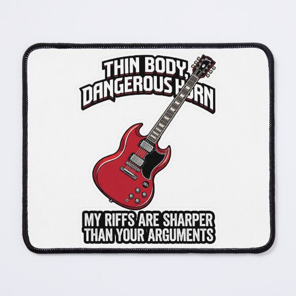 Item preview, Funny SG Cherry Red Riffs Sharper Arguments designed and sold by EKHOAISTORE.