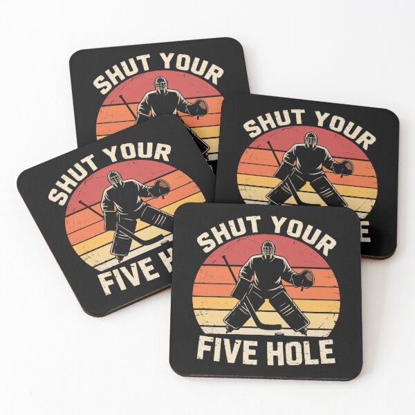 Item preview, Funny Hockey Goalie Five Hole Joke designed and sold by flagylART.