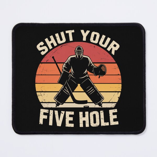 Item preview, Funny Hockey Goalie Five Hole Joke designed and sold by flagylART.