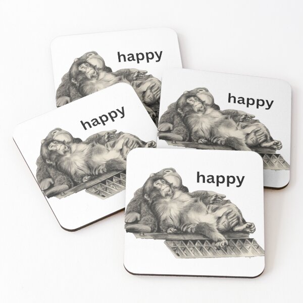Item preview, Punch Relaxing Japanese Macaque Sketch - Chilling Snow Monkey and Mom designed and sold by aycemandesigns.