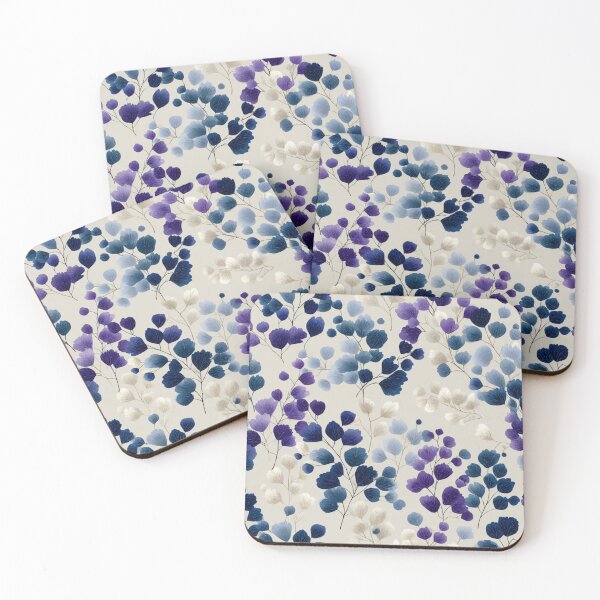 Item preview, Indigo Ginkgo Flow  designed and sold by AquamaraArt.