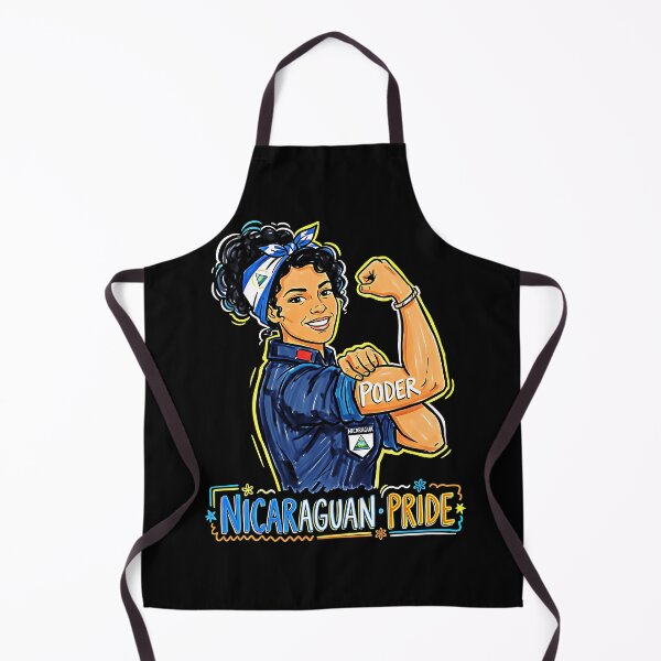 Item preview, Orgullo nicaragüense Mujer fuerte Poder Lámina artística | Bandera del poder femenino latino designed and sold by graphixpolash.