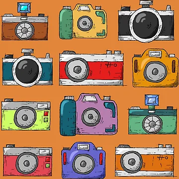 Artwork thumbnail, Retro Camera Collection by Inkio