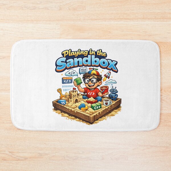 Item preview, Playing in the Sandbox Unisex Graphic Tee - Fun Coding Design, Soft & Trendy T-Shirt designed and sold by MoolokaiApperal.
