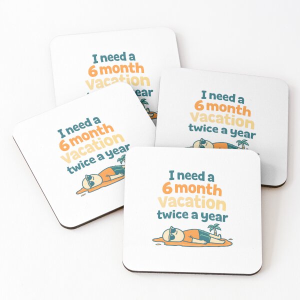 Item preview, Funny Vacation Shirt – I Need a 6 Month Vacation Twice a Year, Summer Humor Tee, Travel Lover Graphic Shirt designed and sold by lamiarte.