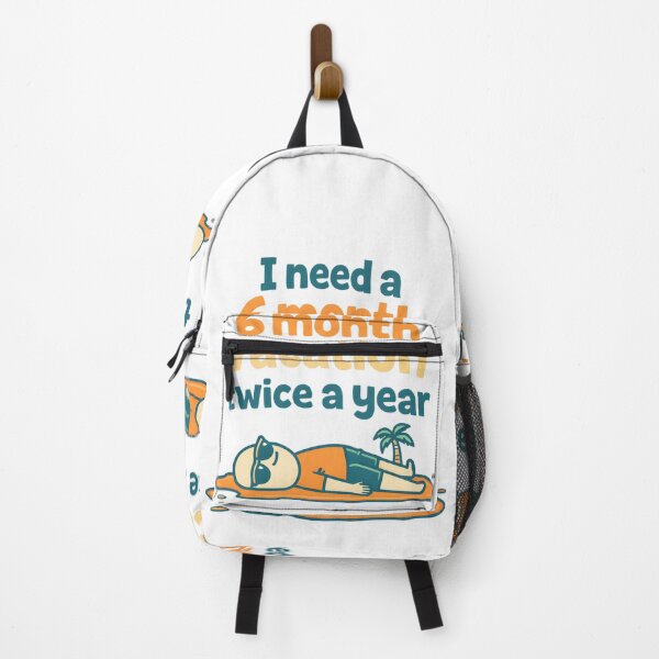 Item preview, Funny Vacation Shirt – I Need a 6 Month Vacation Twice a Year, Summer Humor Tee, Travel Lover Graphic Shirt designed and sold by lamiarte.