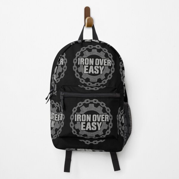 Item preview, IRON OVER EASY – Grunge Gear & Chain Emblem designed and sold by JonelCrafts.