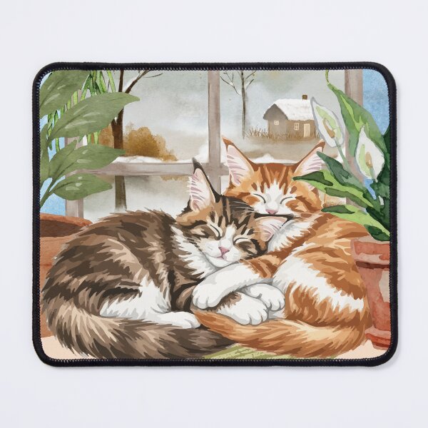 Item preview, Peaceful Cat Duo designed and sold by yuki-hana.