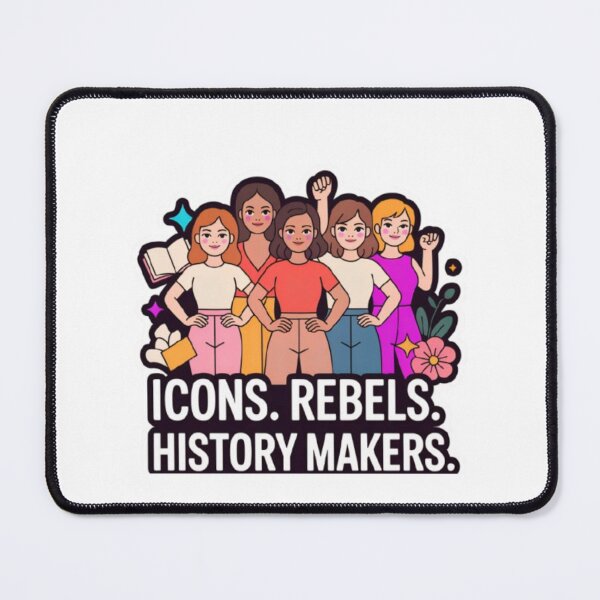 Item preview, Icons Rebels History Makers Women Empowerment T-Shirt – Feminist Illustration Design for Strong Women, Activists & Gift Buyers designed and sold by GemBob Creations.