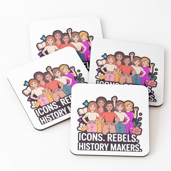 Item preview, Icons Rebels History Makers Women Empowerment T-Shirt – Feminist Illustration Design for Strong Women, Activists & Gift Buyers designed and sold by GemBob Creations.