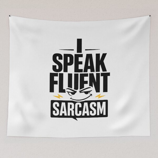 Item preview, Sarcasm Shirt – I Speak Fluent Sarcasm Funny Quote Tee, Witty Humor Graphic Shirt, Funny Attitude T-Shirt designed and sold by lamiarte.