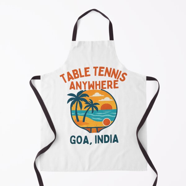 Item preview, Goa India Table Tennis Anywhere Gift – Tropical Beach Sunset Ping Pong T-Shirt designed and sold by OhMyPingCo.