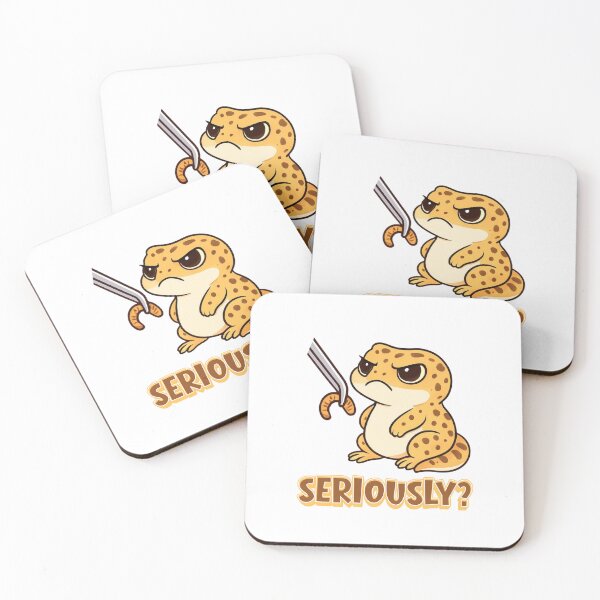 Item preview, Seriously? Funny Leopard Gecko Meme Cute Reptile Attitude Design designed and sold by tellia-kallisto.