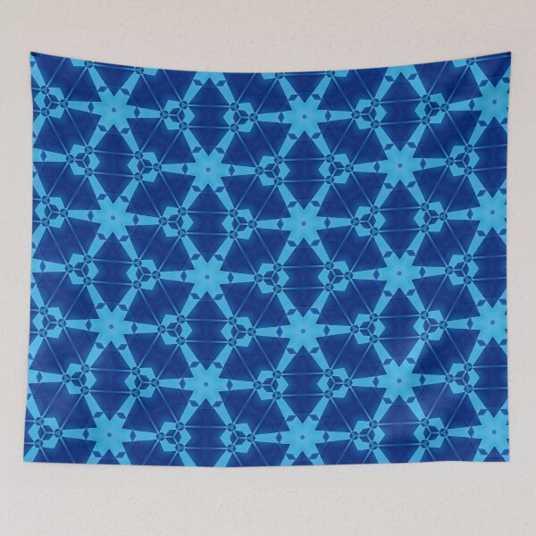 Item preview, Mid Century Hex Motif - Abstract Geometric Print  - Birthday Gifts designed and sold by RoyalStarsPatts.