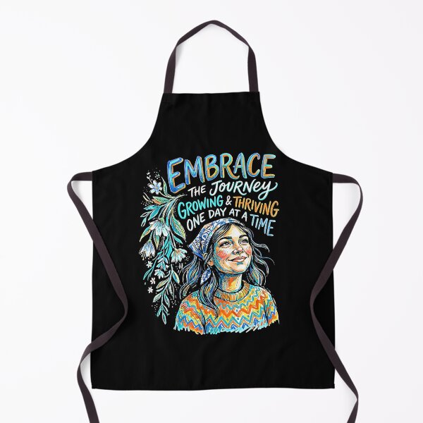 Item preview, Embrace The Journey Growing Thriving One Day At A Time Inspirational Girl designed and sold by graphixpolash.