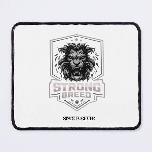 Item preview, Strong Breed Since Forever – Lion Head Power Emblem | Bold Strength Design designed and sold by StylZthetic.