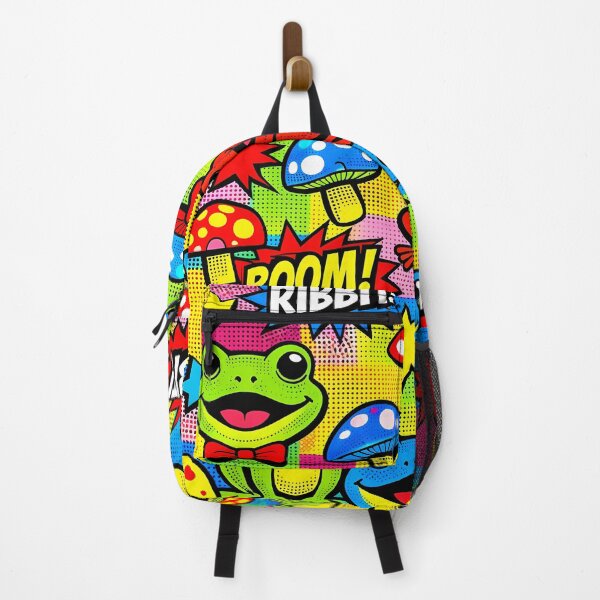 Item preview, Pop Art Frogs & Funky Mushrooms Pattern designed and sold by aminz4.