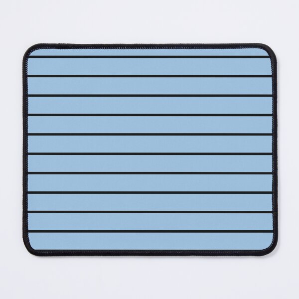 Item preview, Baby Blue And Black horizontal Pinstripes Pattern designed and sold by pattern-archive.