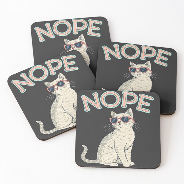 Item preview, Nope Cat – Not Happening designed and sold by Artiviose.