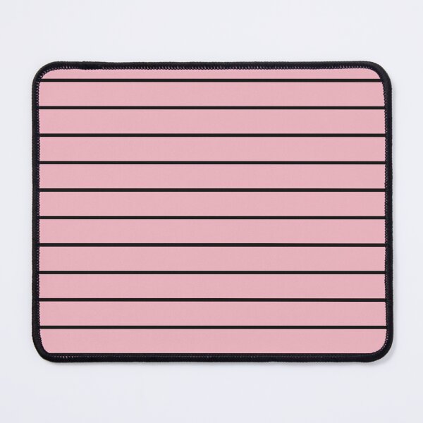 Item preview, Blush And Black horizontal Pinstripes Pattern designed and sold by pattern-archive.