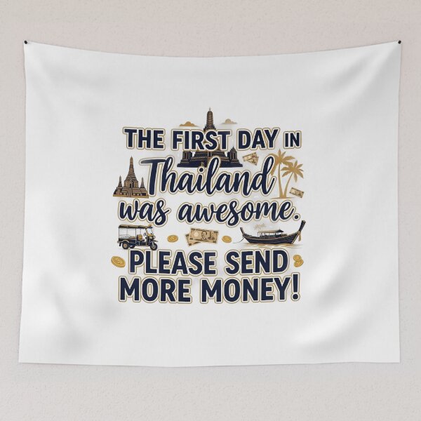 Item preview, Thailand Adventure Graphic Tee – Unisex Premium T-Shirt | Fun Travel Humor designed and sold by MoolokaiApperal.