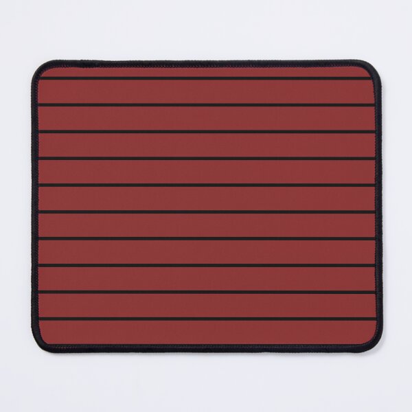 Item preview, Brick Red And Black horizontal Pinstripes Pattern designed and sold by pattern-archive.