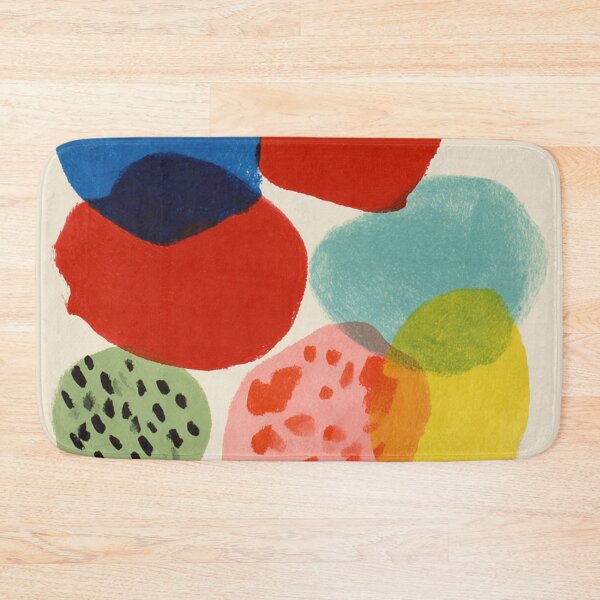 Item preview, Abstract Organic Shapes Colorful Modern Art Playful Mid Century Style designed and sold by trajeado14.