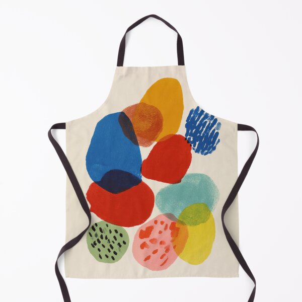 Item preview, Abstract Organic Shapes Colorful Modern Art Playful Mid Century Style designed and sold by trajeado14.
