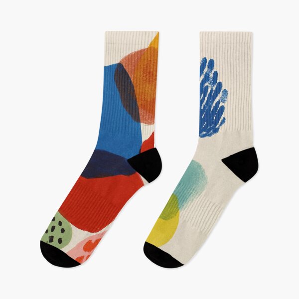 Item preview, Abstract Organic Shapes Colorful Modern Art Playful Mid Century Style designed and sold by trajeado14.
