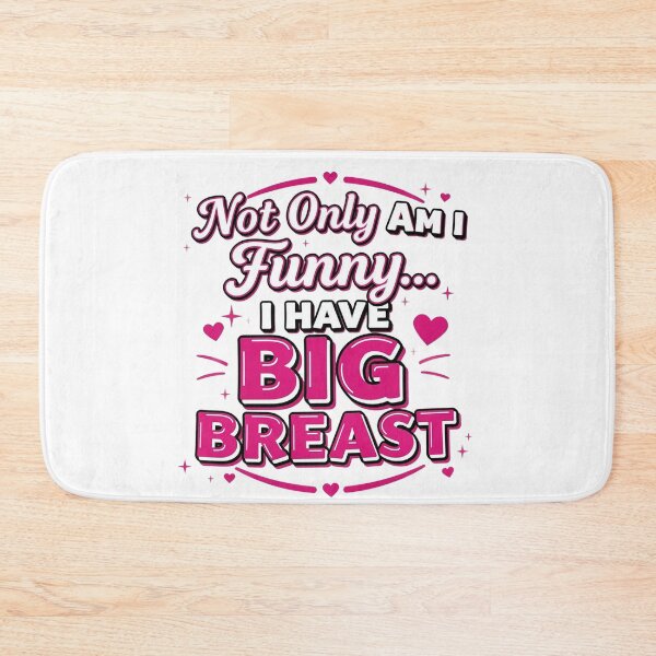 Item preview, Humorous Graphic Tee: Not Only Am I Funny, Have Big Breasts – Premium Unisex T-Shirt designed and sold by MoolokaiApperal.
