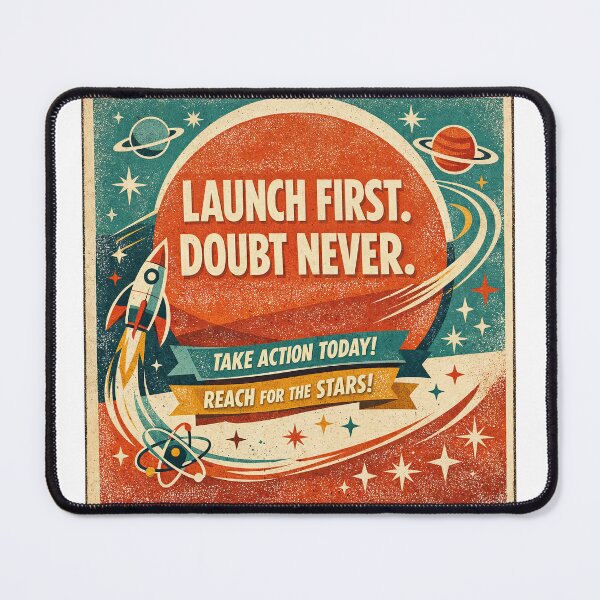 Item preview, Launch First – Reach for the Stars designed and sold by ForeverPrintsOK.