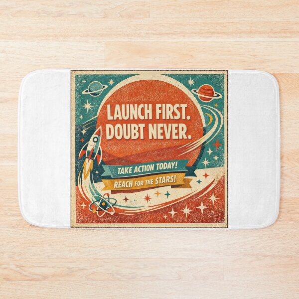 Item preview, Launch First – Reach for the Stars designed and sold by ForeverPrintsOK.