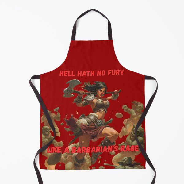 Item preview, Hell Hath No Fury Like a Barbarian's Rage designed and sold by Mission Ready.