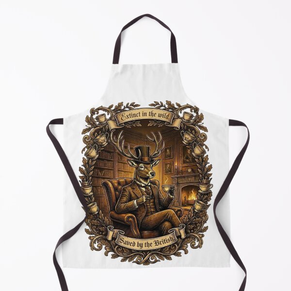 Item preview, Funny Deer Gift - Extinct Père David's Deer Victorian Gentleman T-Shirt - Extinct In The Wild - Wildlife Humor - Animal Lover Gift designed and sold by Nature & Moustaches.