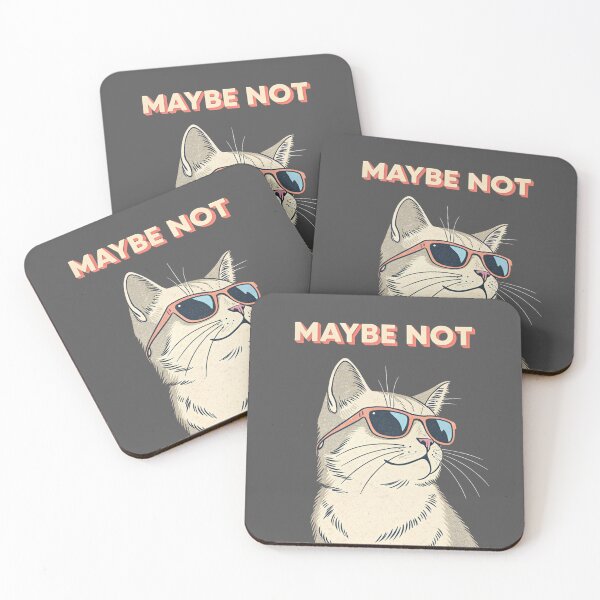 Item preview, Maybe Not Cat – Leaning No designed and sold by Artiviose.