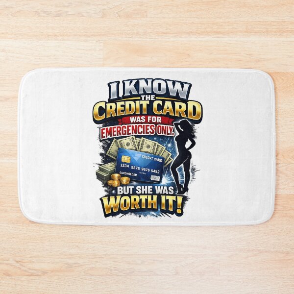 Item preview, Premium Unisex Graphic Tee: Funny Credit Card Humor Shirt designed and sold by MoolokaiApperal.