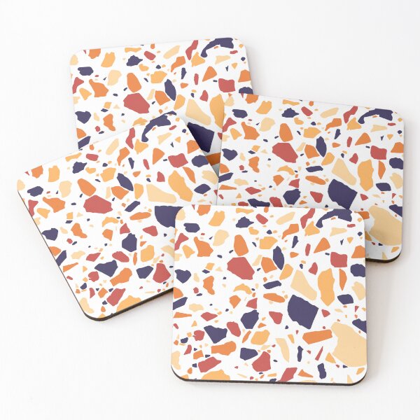 Item preview, Warm Terrazzo Pattern | Modern Abstract Shapes | Mid Century Style Design designed and sold by Claire_Brown.