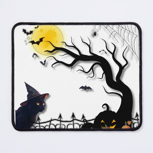 Item preview, Black Cat Halloween Night designed and sold by Angellacelin.